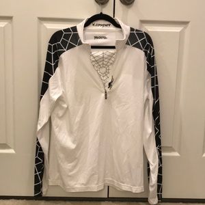 Mens Spyder White Shirt